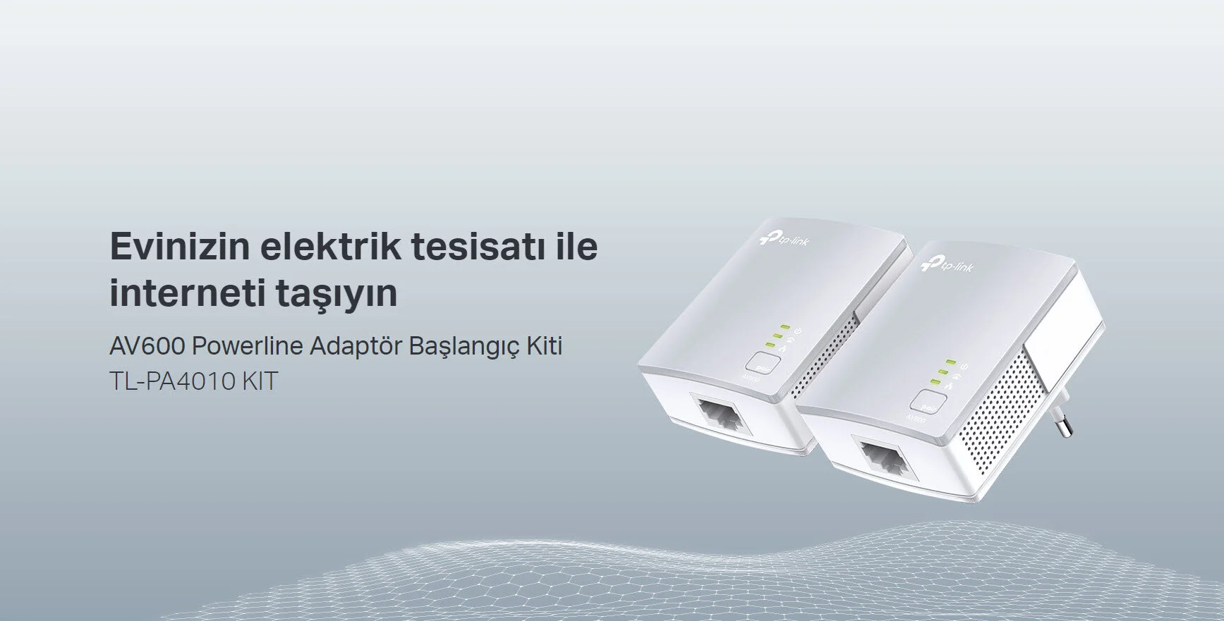 TP-LINK TL-PA4010KIT Powerline Adaptör