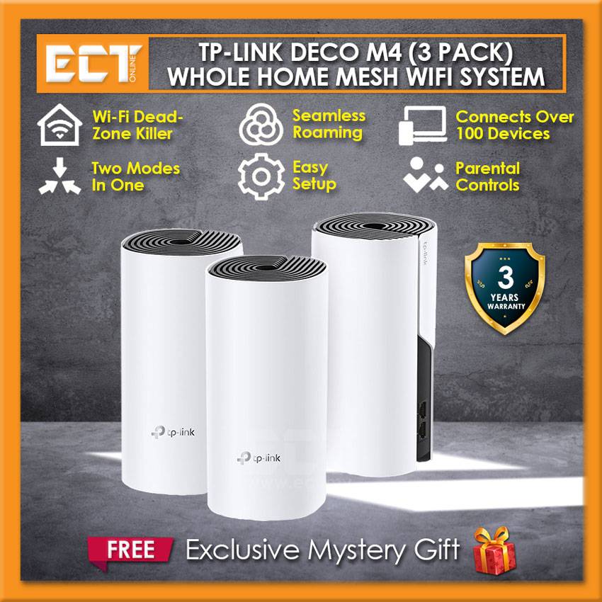 TP-Link Deco M4 3'Lü AC1200 Mesh WiFi Sistem