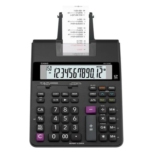 CASIO HR150RC-DC HESAP MAKİNESİ 12 HANE