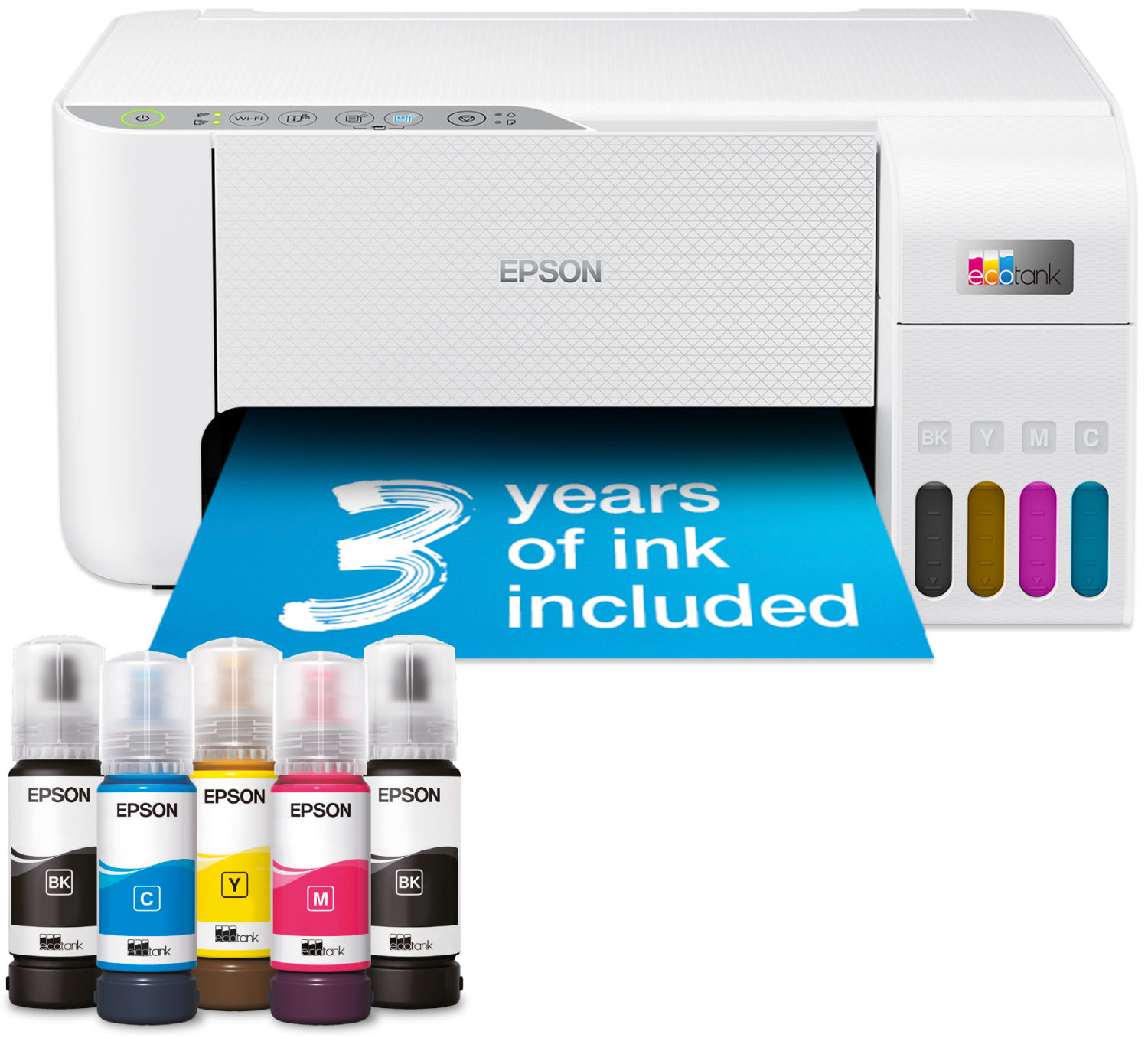 Epson EcoTank L3256 Tarayıcı + Fototopi + Wifi Direct + Tanklı Mürekkep Püskürtmeli Yazıcı