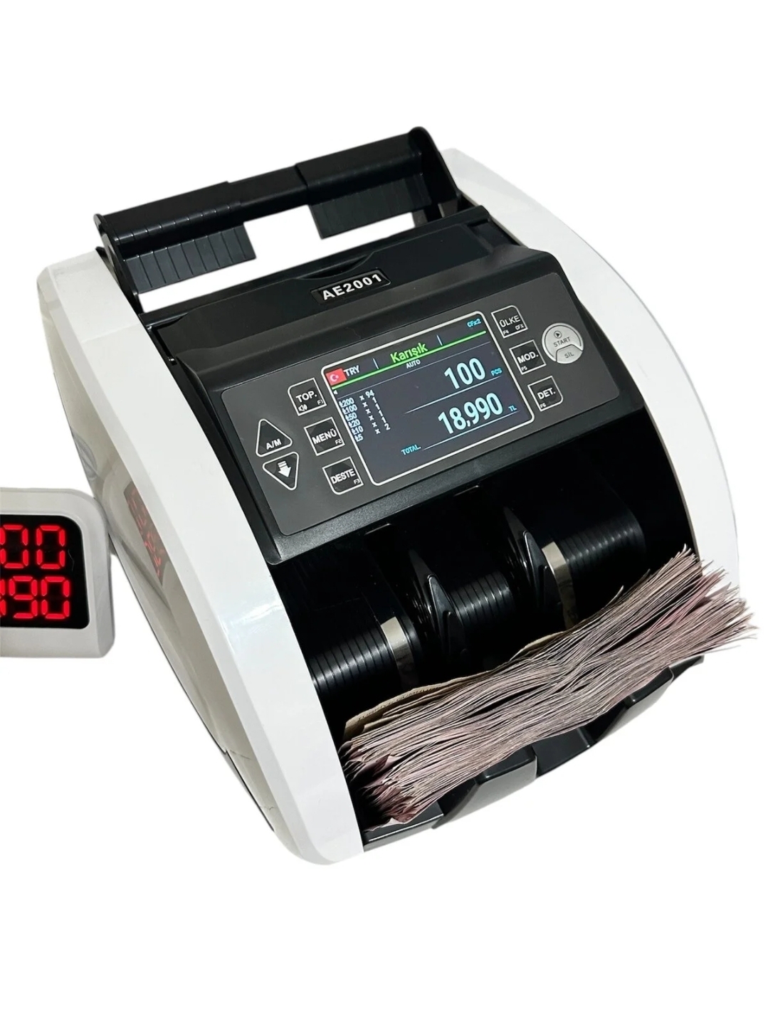 VALUE COUNTER AE2001 PARA SAYMA MAKİNESİ TL-EURO-USD-STG KARIŞIK